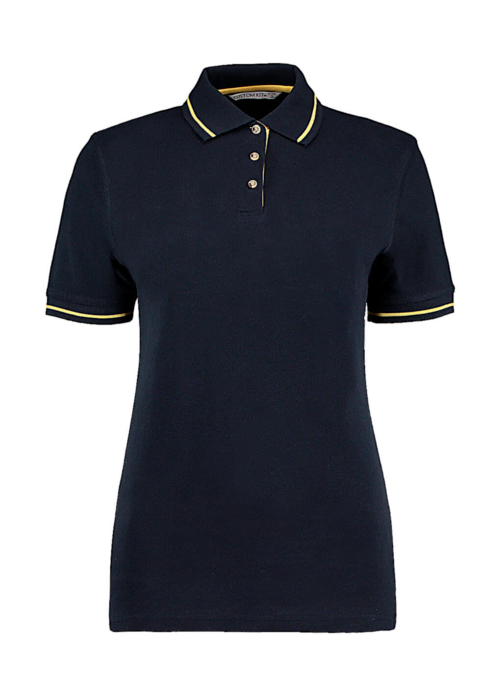 Women´s Classic Fit St. Mellion Polo - Navy/Sun Yellow