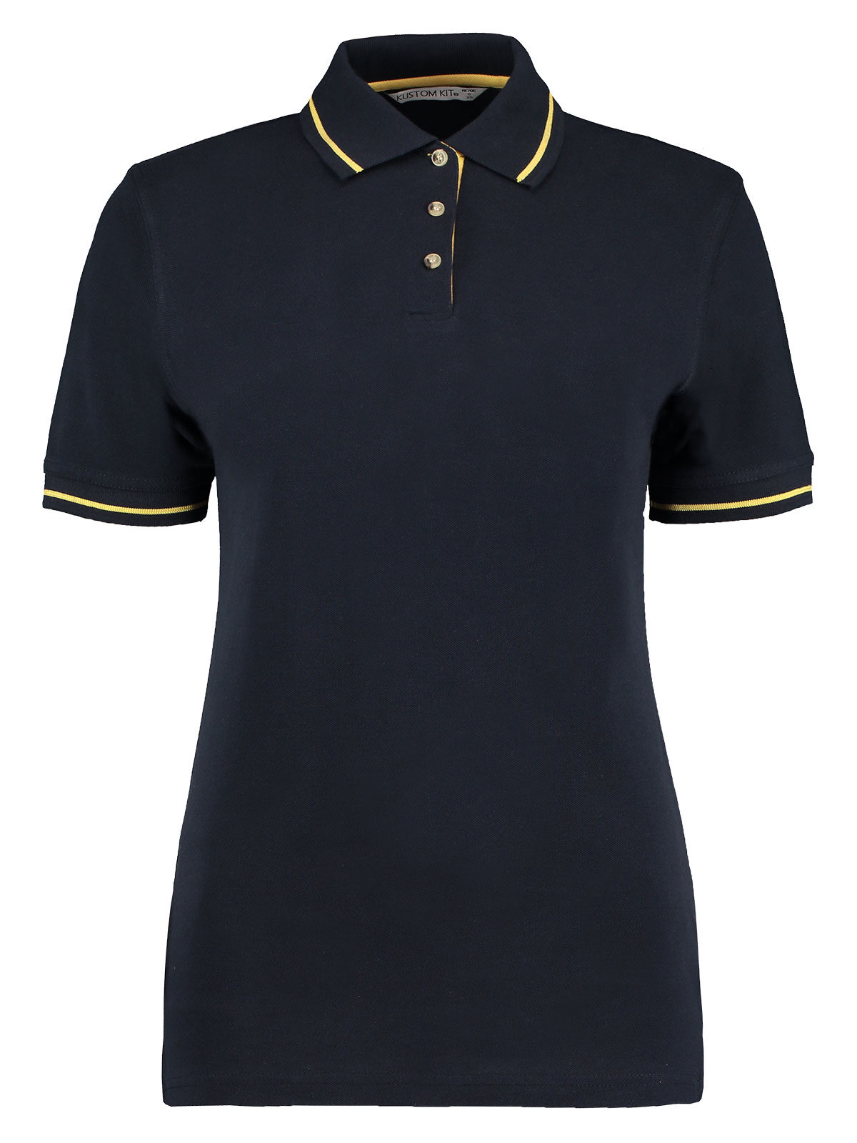 Women´s Classic Fit St. Mellion Polo - Navy/yellow