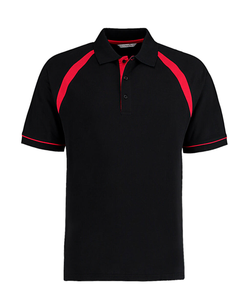 Classic Fit Oak Hill Polo - Black/Bright Red