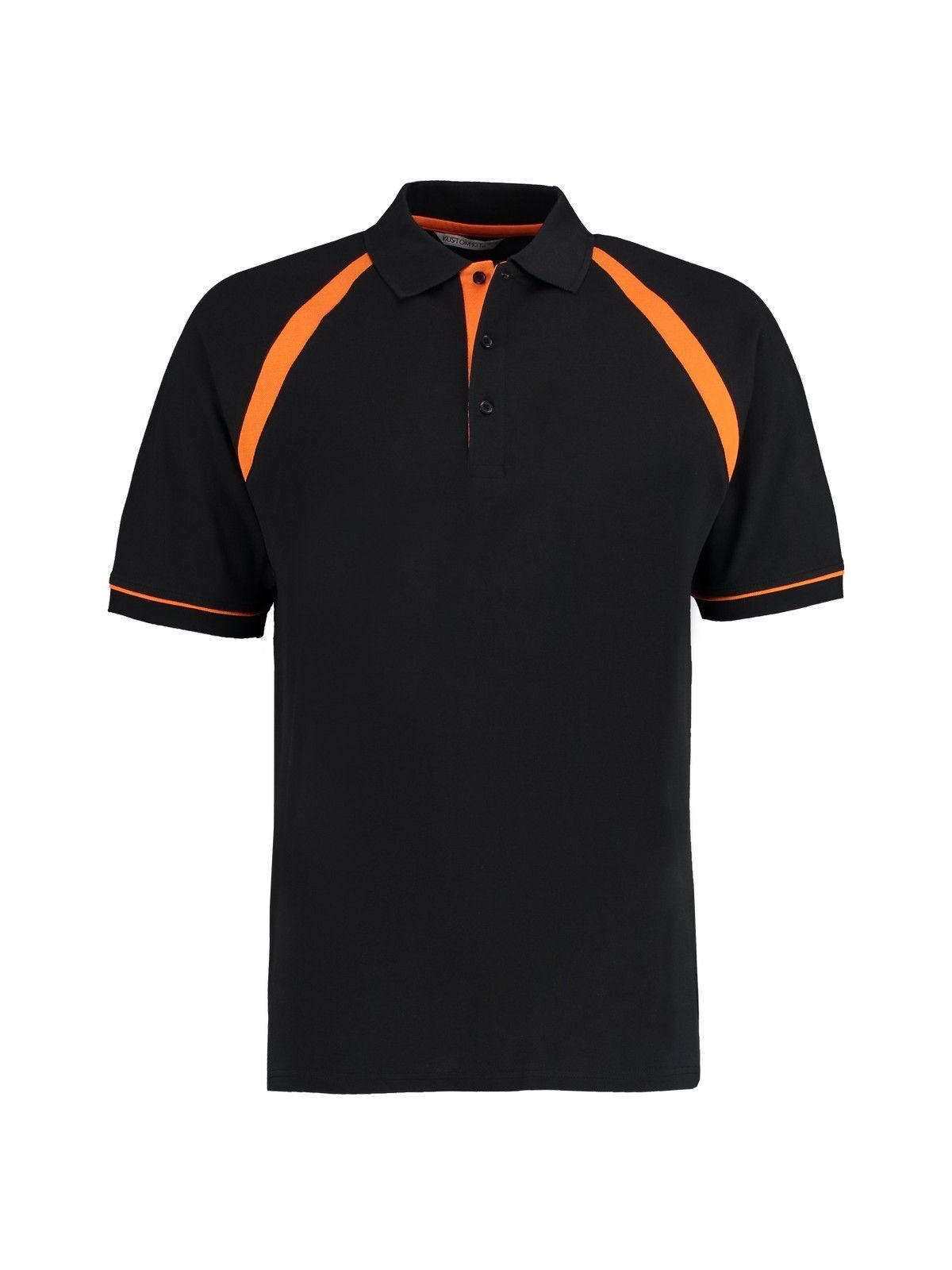 Classic Fit Oak Hill Polo - BLK - black-orange