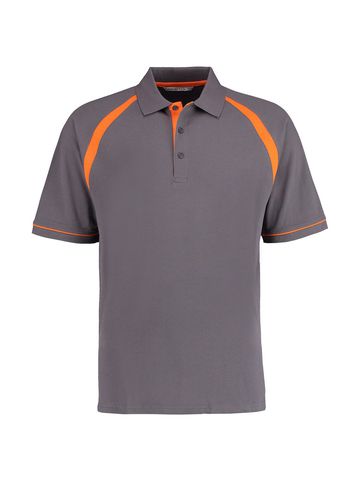 Oak Hill Polo - CLO - CHARCOAL-ORANGE