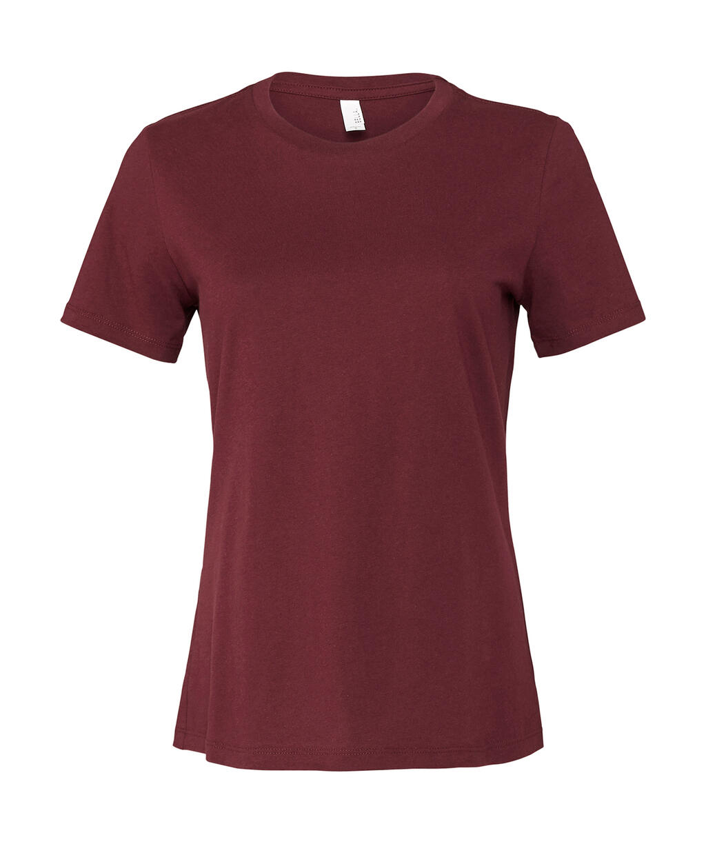 Women´s Relaxed Jersey Short Sleeve Tee - 91 - Maroon