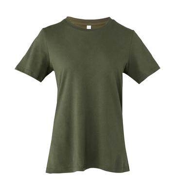 T-shirt Donna Relaxed Jersey - 00274 - Military Green