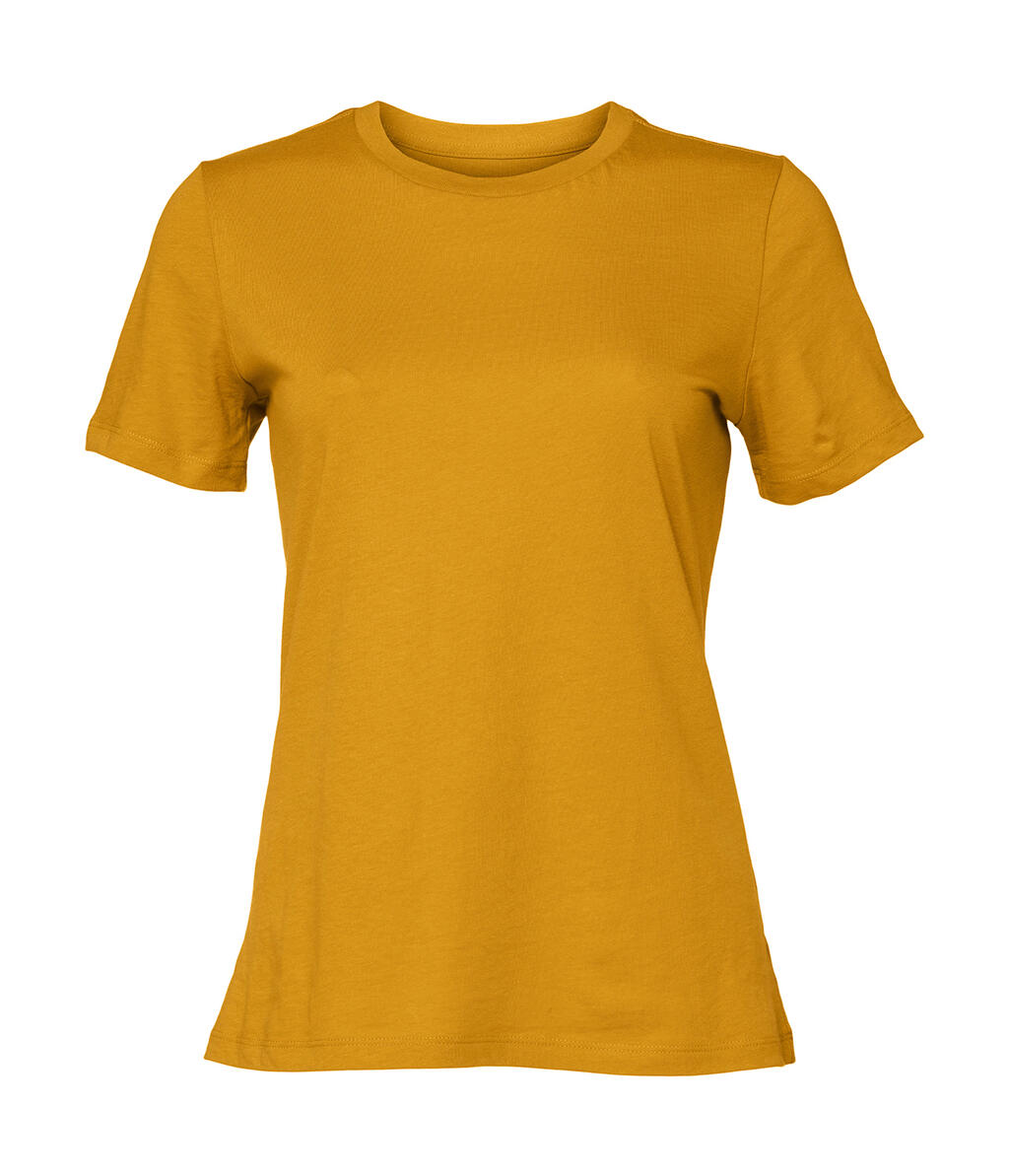 Women´s Relaxed Jersey Short Sleeve Tee - 00325 - Mustard