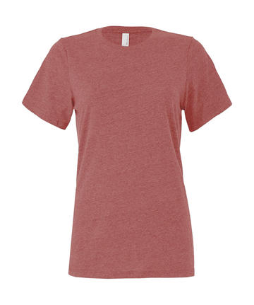 Women s Relaxed CVC Short Sleeve Tee - HEATHER MAUVE 