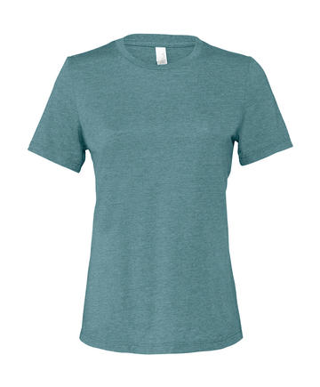 Women s Relaxed CVC Short Sleeve Tee - 00183 - HEATHER DEEP TEAL