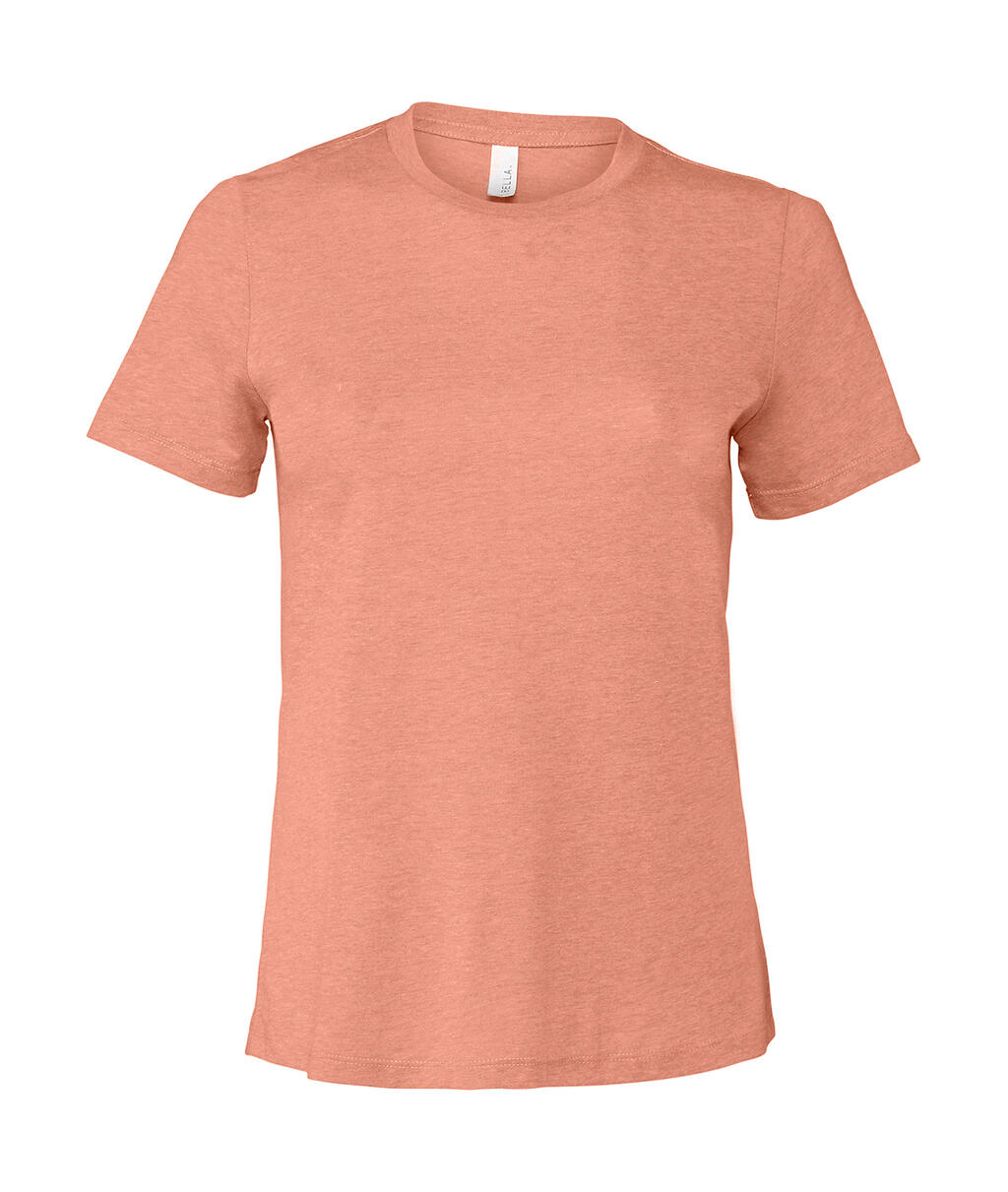 T-shirt Donna in jersey CVC Relaxed - Heather Sunset