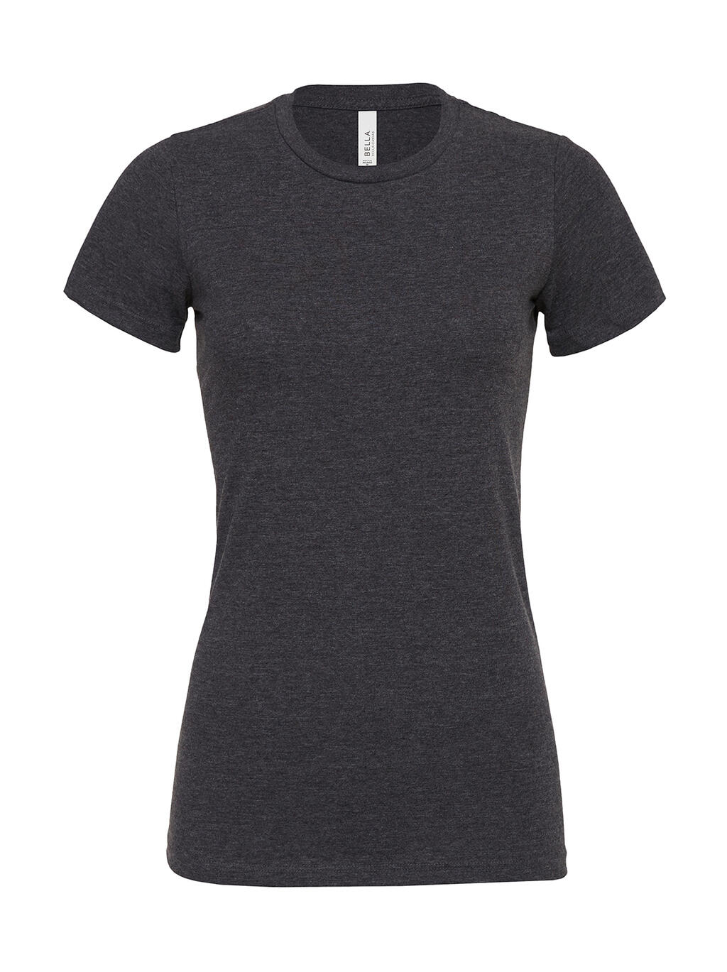 T-shirt Donna in jersey CVC Relaxed - DG - Dark Grey Heather