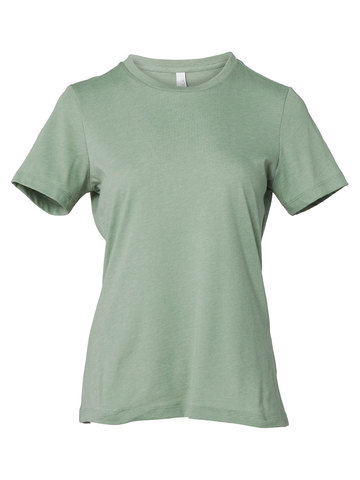 Women s Relaxed CVC Short Sleeve Tee - 00374 - HEATHER SAGE