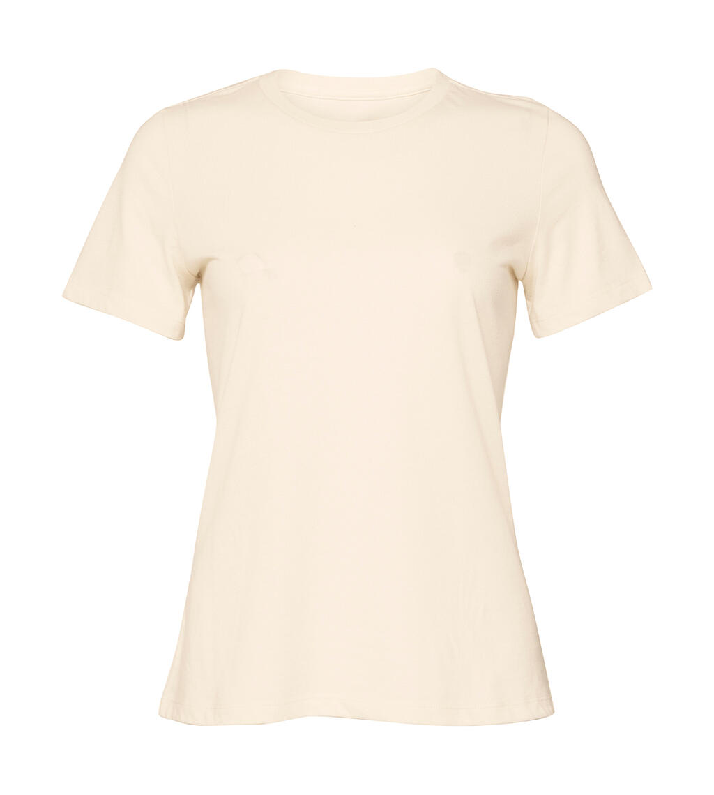 T-shirt Donna in jersey CVC Relaxed - Heather Natural