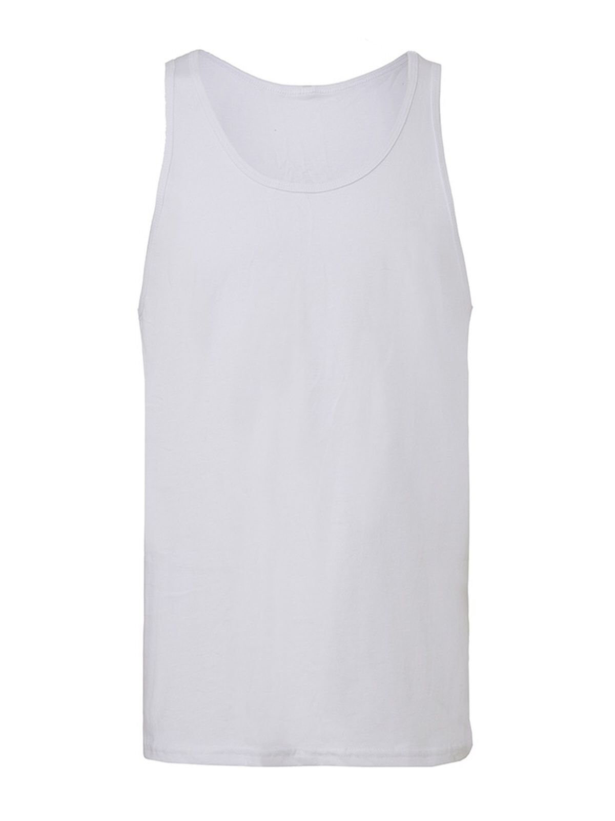 Unisex Jersey Tank Top - WH - White