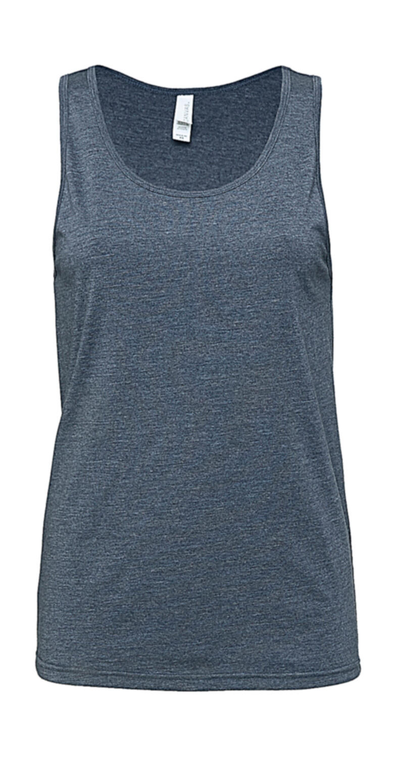 Unisex Jersey Tank Top - Heather Navy