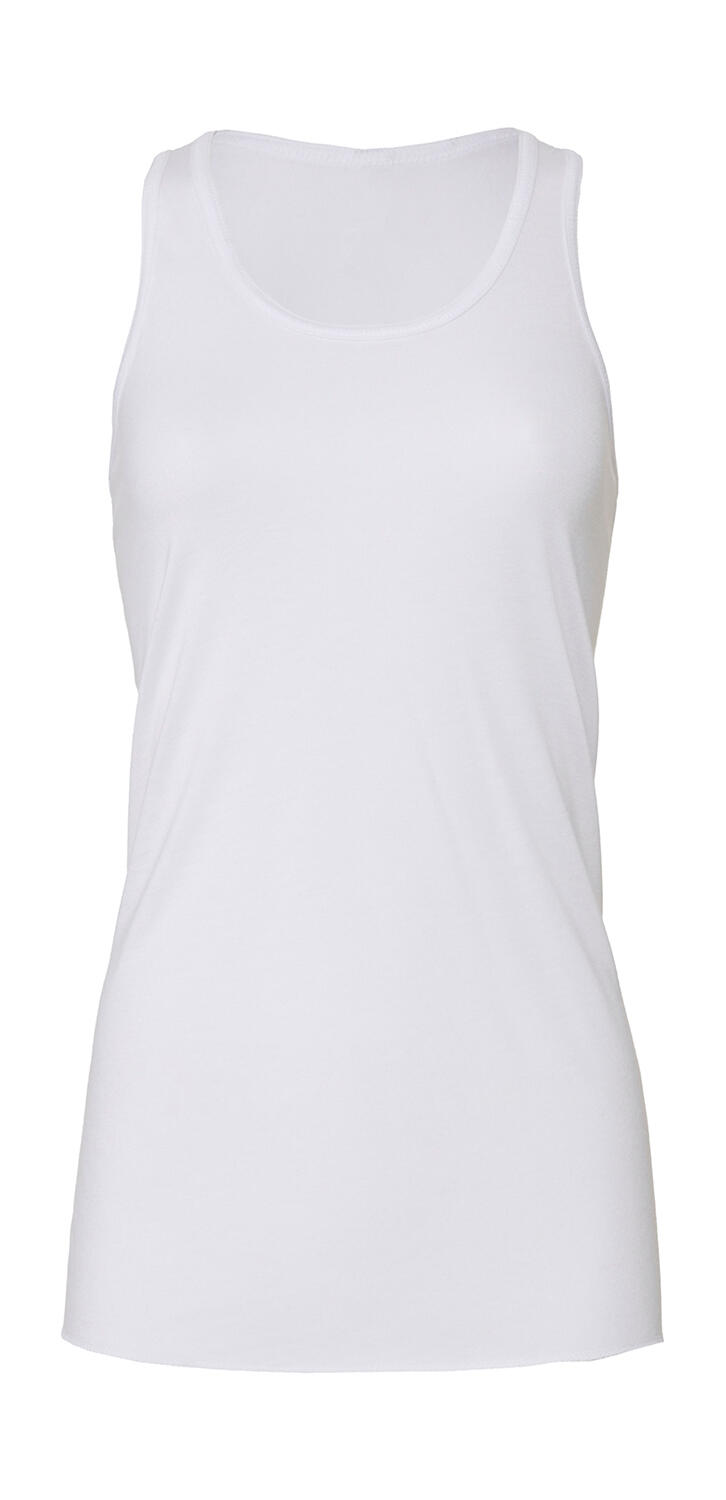 Tank Top Flowy schiena nuotatore - WH - White