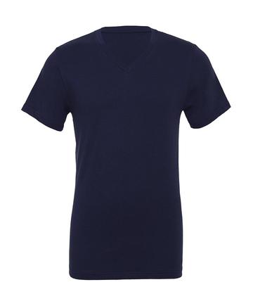 Unisex Jersey V-Neck Tee - NY - NAVY