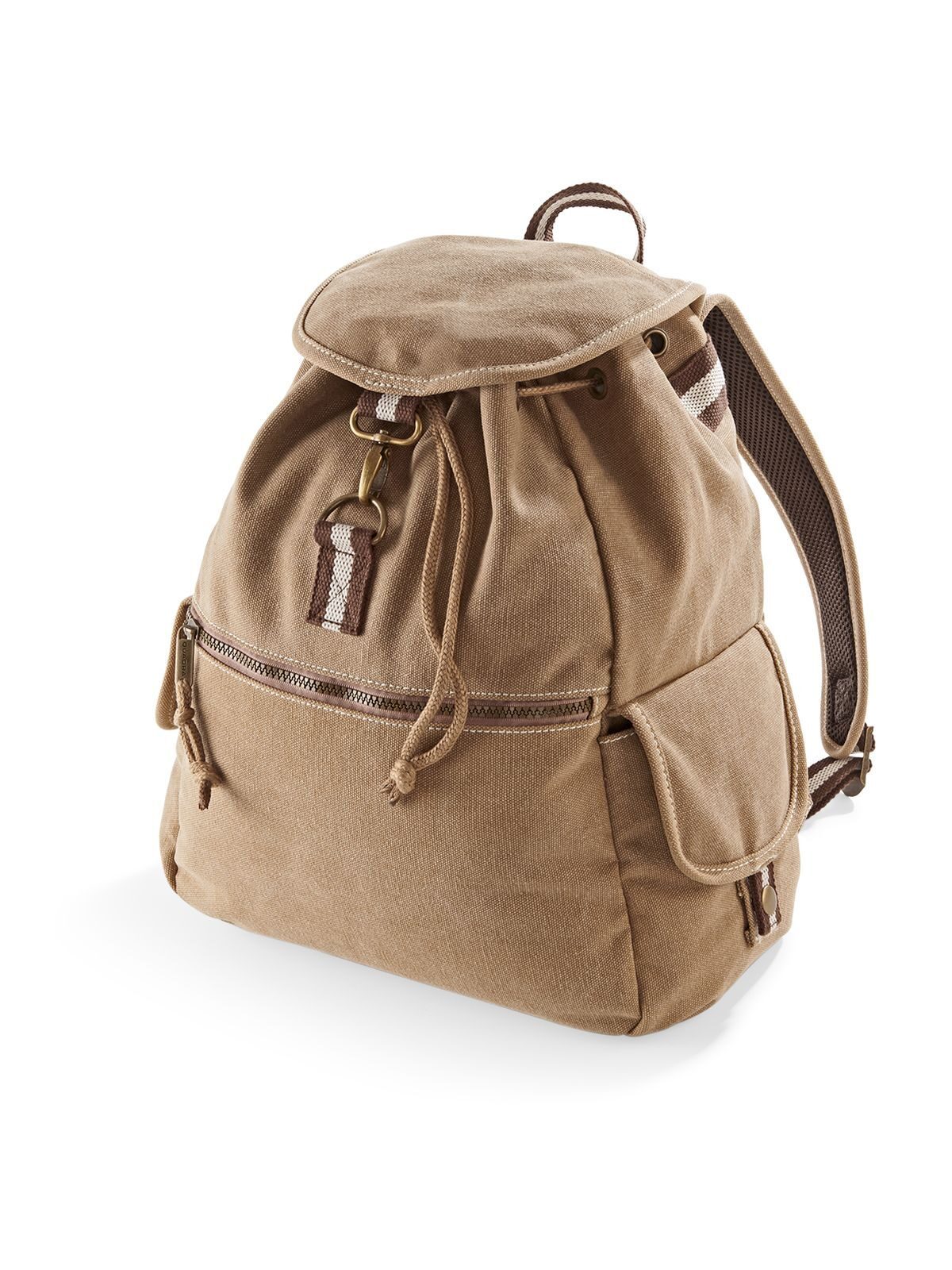 Vintage Canvas Backpack - Sahara