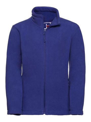 Children's Full Zip Outdoor Fleece - BH - Bright Royal