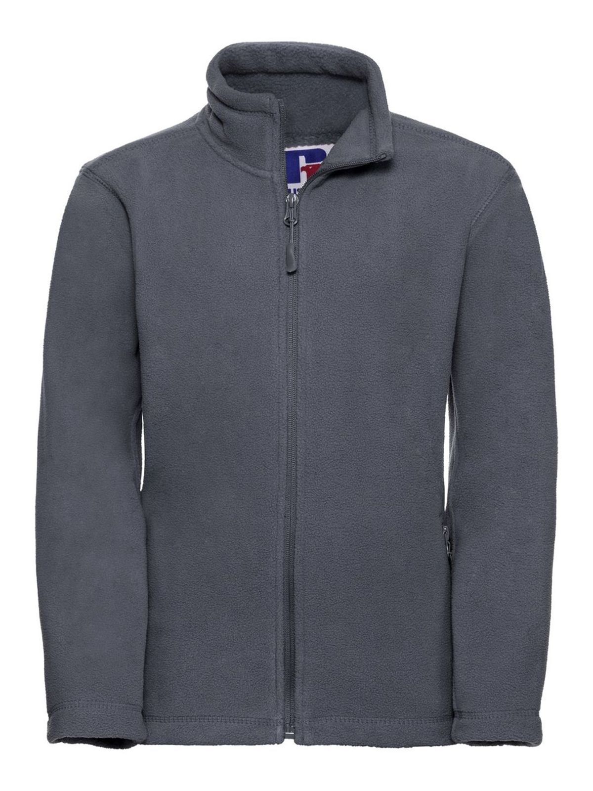 Kids Full Zip Outdoor Fleece - CG - Convoy Grey