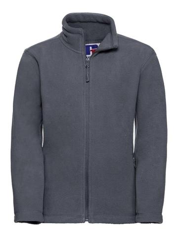 Children's Full Zip Outdoor Fleece - CG - Convoy Grey