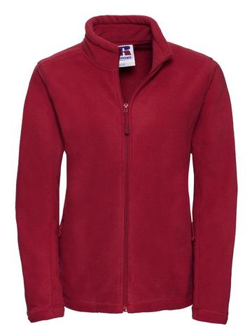 Ladies' Full Zip Outdoor Fleece - CR - Classic Red