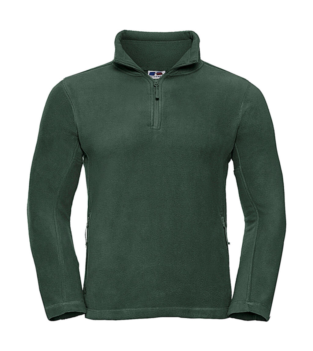 Quarter Zip Outdoor Fleece - 38 - Bottle Green
