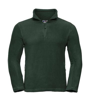 Adults' Quarter Zip Outdoor Fleece - 38 - Bottle Green
