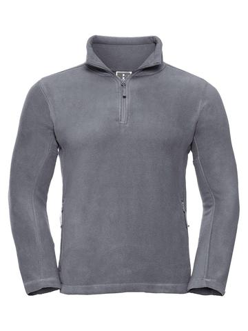 Adults' Quarter Zip Outdoor Fleece - CG - Convoy Grey