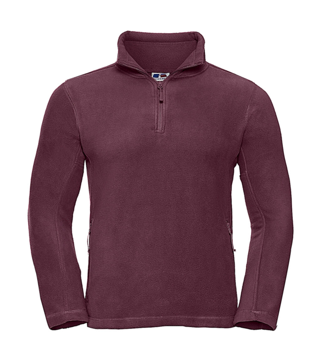 Quarter Zip Outdoor Fleece - 41 - Burgundy