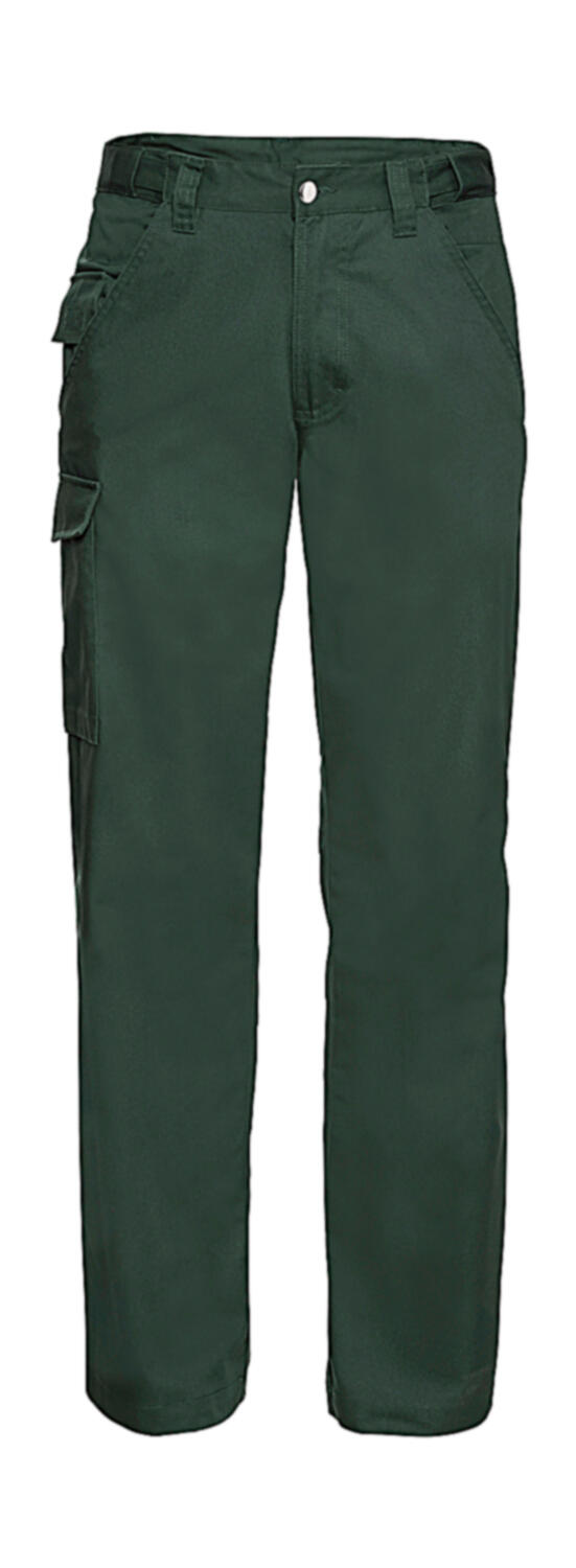 Workwear Polycotton Twill Trousers - 38 - Bottle Green