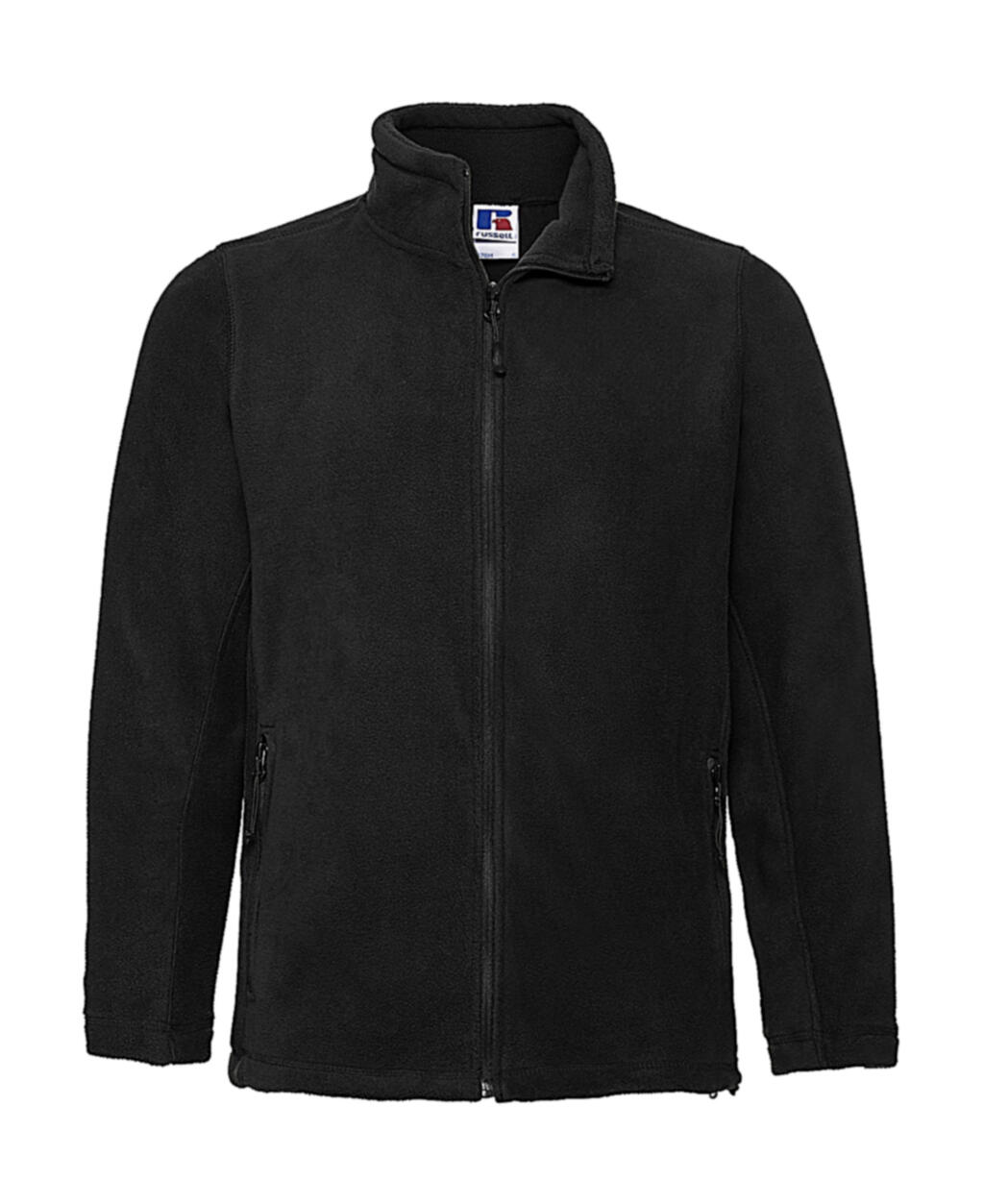 Men´s Full Zip Outdoor Fleece - 36 - Black