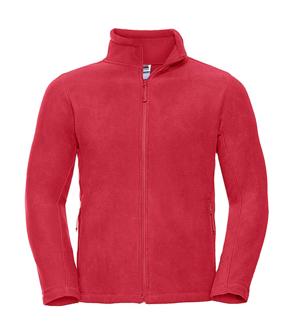 Men´s Full Zip Outdoor Fleece - CR - Classic Red