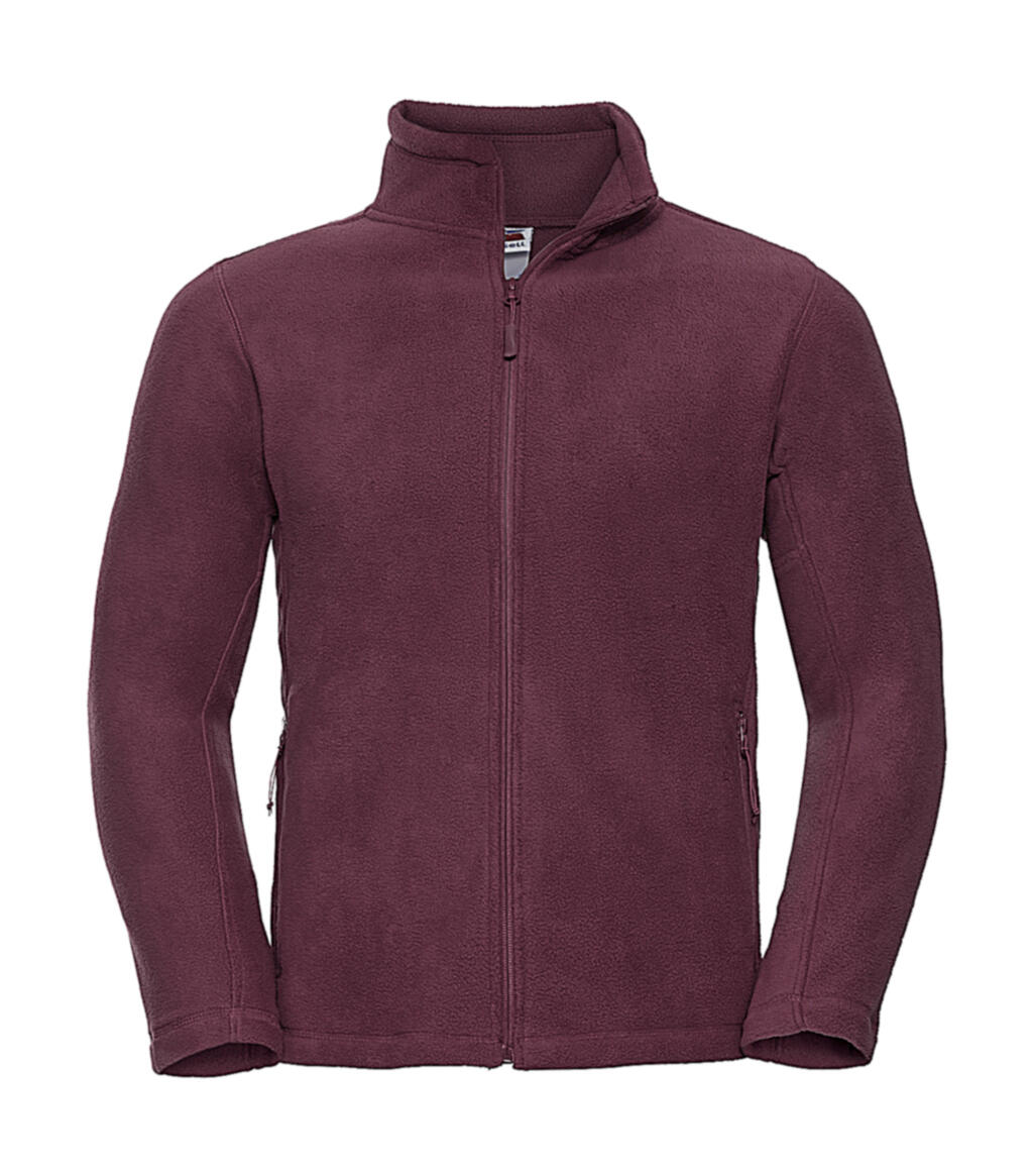 Men´s Full Zip Outdoor Fleece - 41 - Burgundy