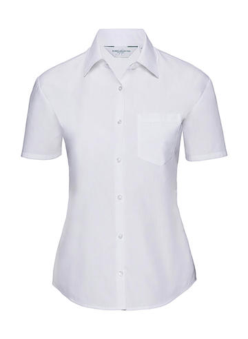 Camicia donna popeline maniche corte - 30 - White