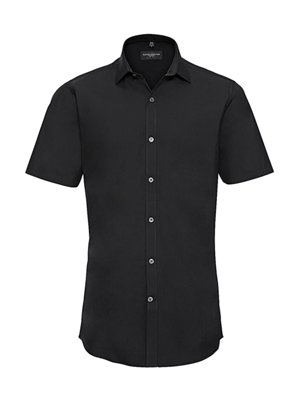 Camicia uomo Stretch mezza manica Ultimate - 36 - Black