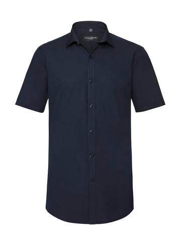 Camicia uomo Stretch mezza manica Ultimate - 203 - BRIGHT NAVY