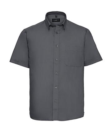 Camicia uomo Twill Classic maniche corte - XW - Zinc