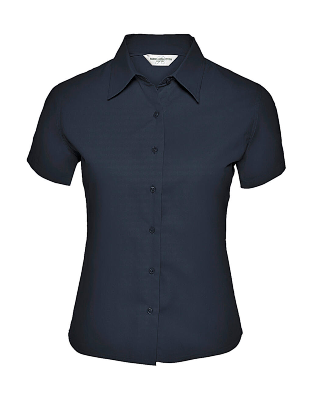 Camicia donna Twill Classic maniche corte - French Navy