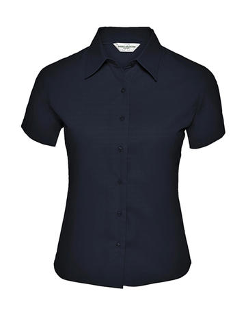 Camicia donna Twill Classic maniche corte - FN - French Navy