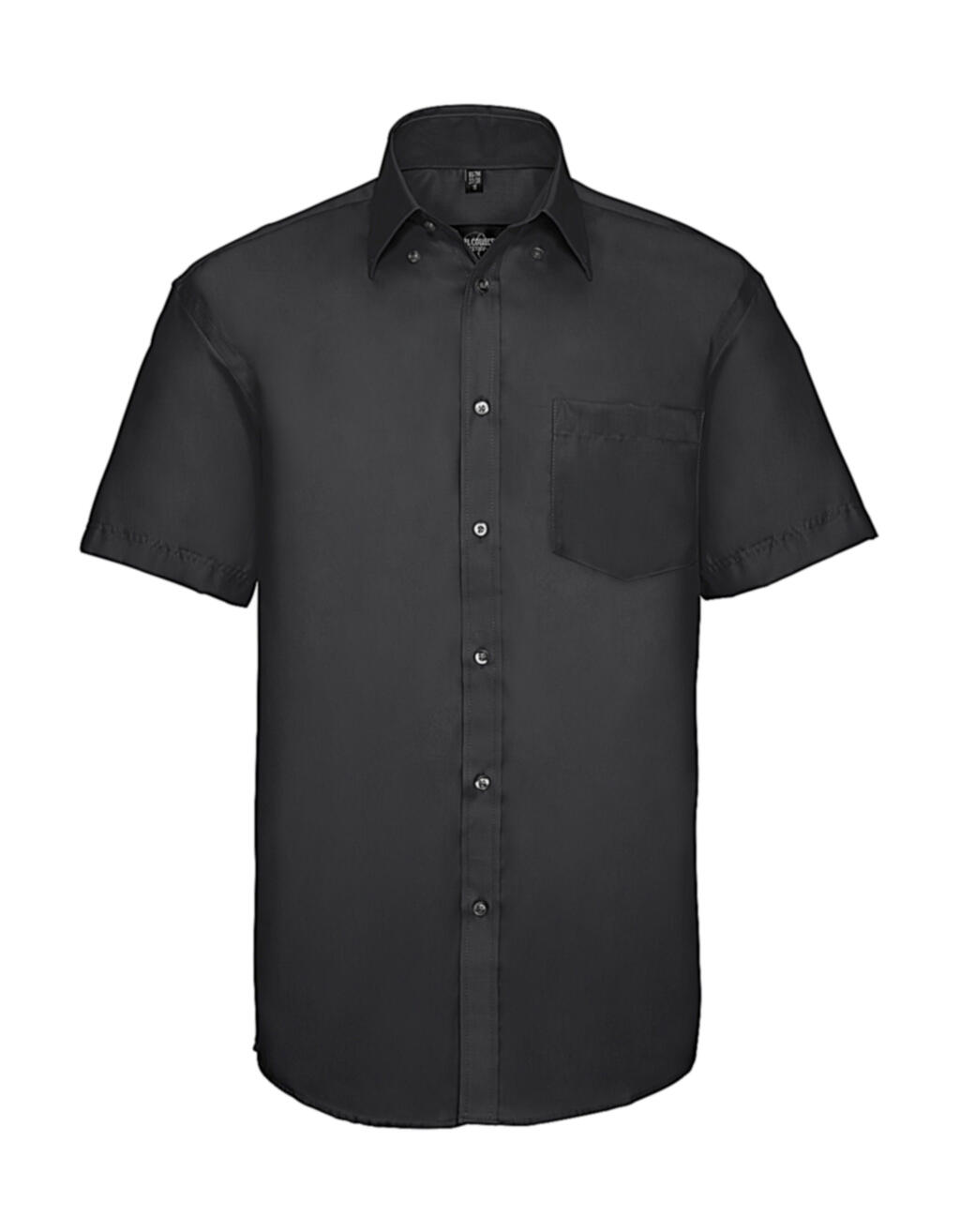 Men's Short Sleeve Classic Ultimate Non-Iron Shirt - 36 - Black