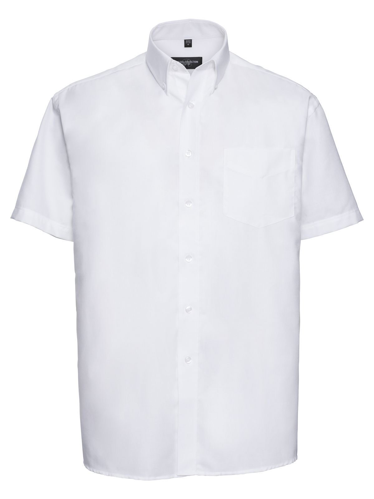 Men's Short Sleeve Classic Oxford Shirt - 30 - White