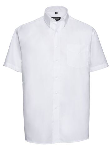 Camicia uomo Oxford maniche corte - 30 - White