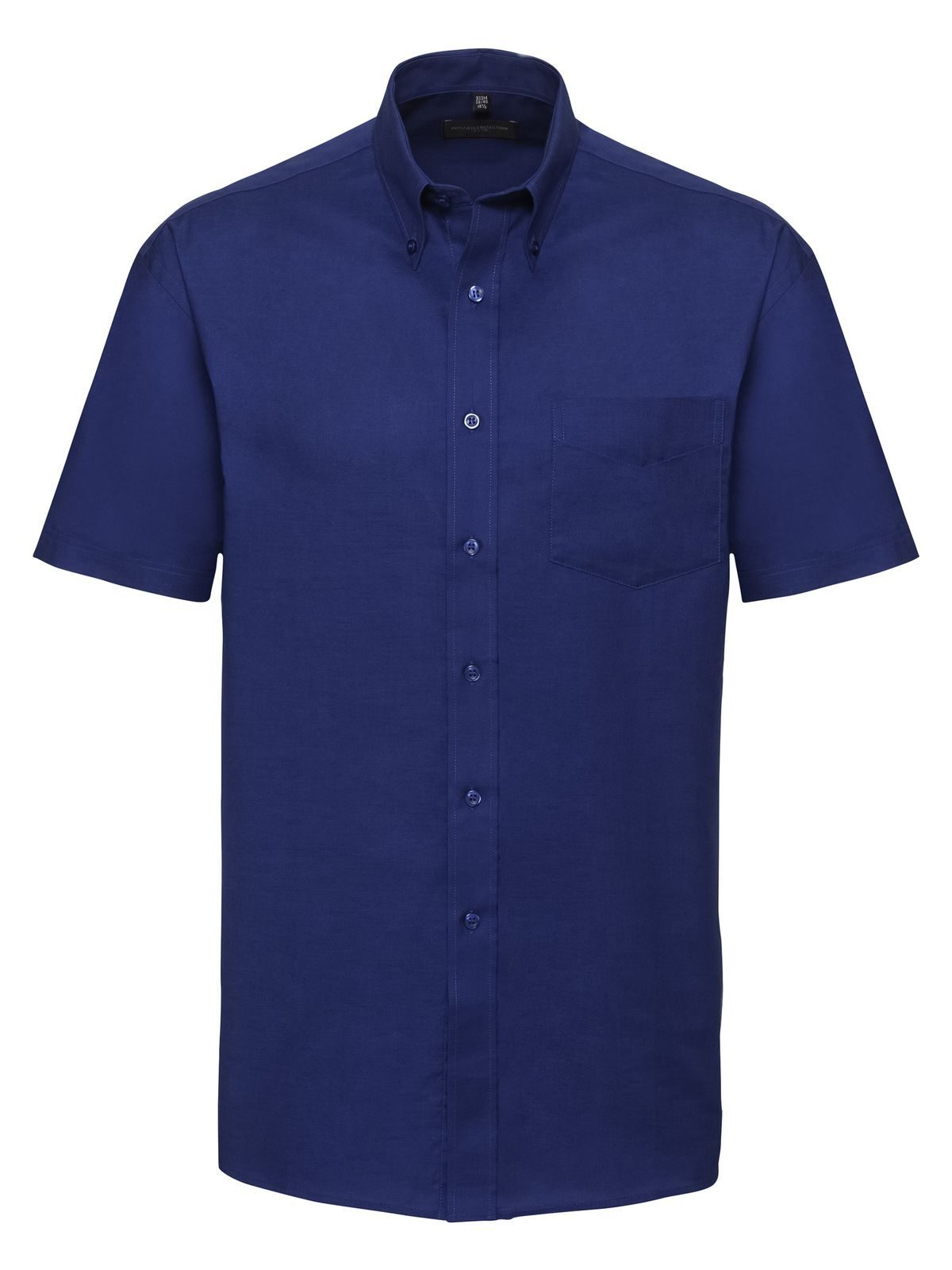 Men's Short Sleeve Classic Oxford Shirt - Bright Royal