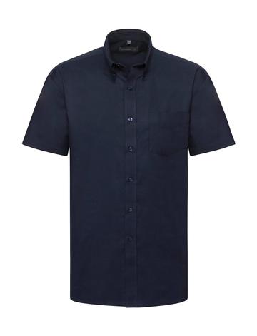 Camicia uomo Oxford maniche corte - 203 - BRIGHT NAVY