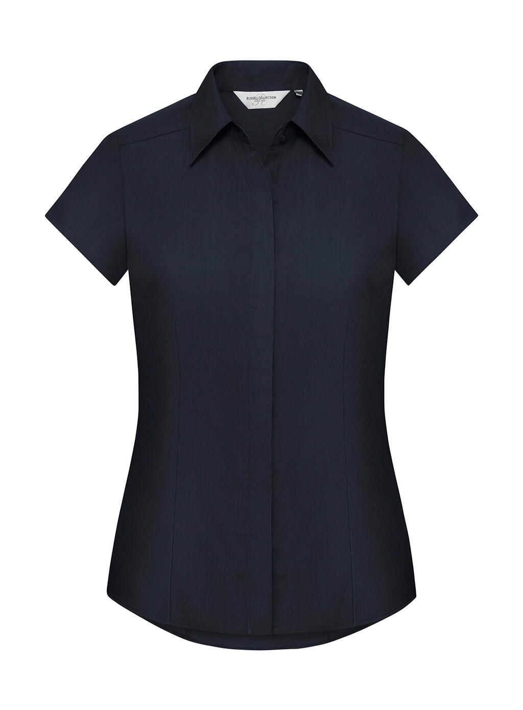 Camicia donna popeline maniche corte - French Navy