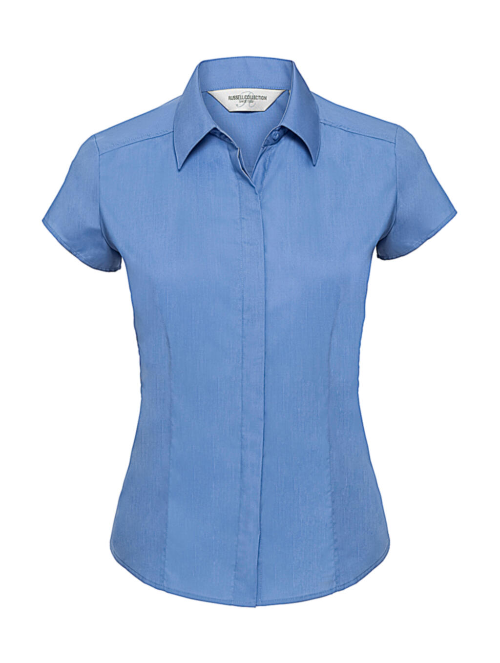 Camicia donna popeline maniche corte - CP - Corporate Blue