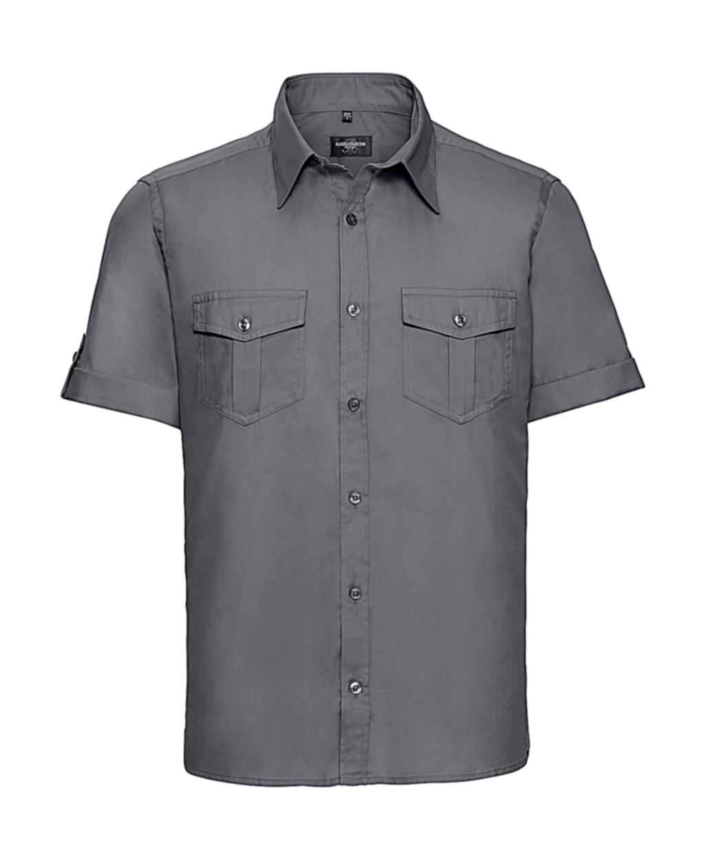 Camicia uomo maniche corte con risvolto - Zinc
