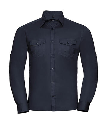 Camicia uomo maniche lunghe con risvolto - FN - French Navy