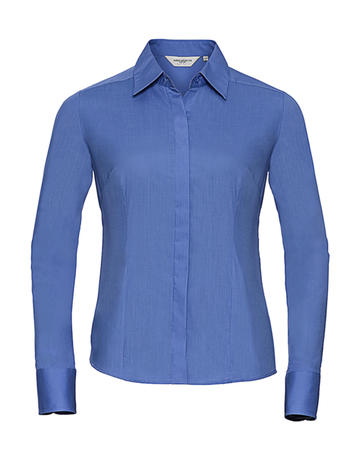 Camicia donna popeline maniche lunghe - CP - Corporate Blue