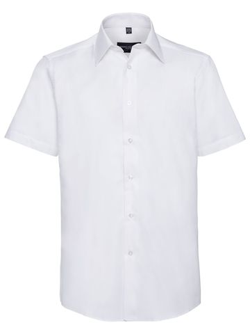 Camicia uomo Oxford maniche corte - 30 - White