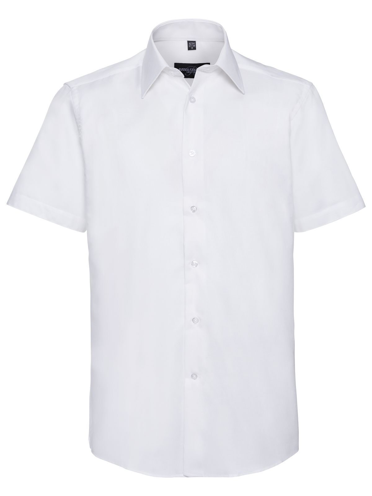 Men's Short Sleeve Tailored Oxford Shirt - 30 - White
