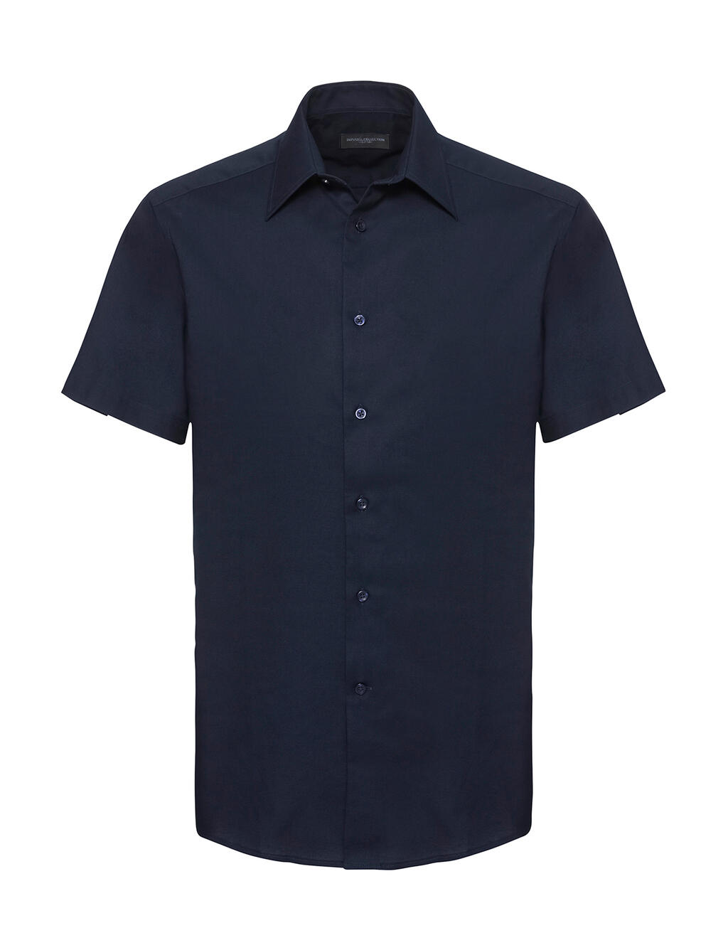 Men's Short Sleeve Tailored Oxford Shirt - 203 - BRIGHT NAVY